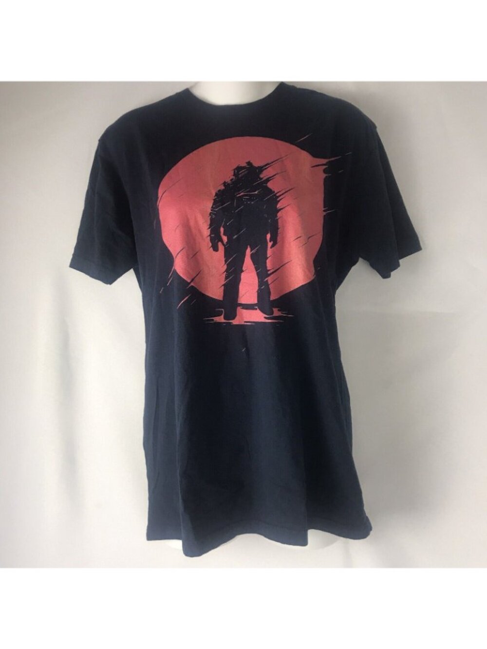 Design By Humans Size Medium Red Sphere Graphic T-Shirt By Steven Toang - Picture 2 of 5
